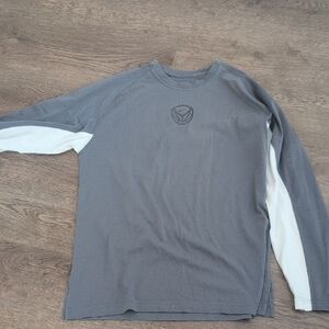 Nike Gray Dri-FIT Athletic Tee with White Logo